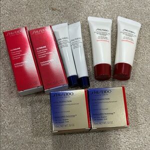 Shiseido Ultimune and Vital Perfection Set with Red and White Packaging